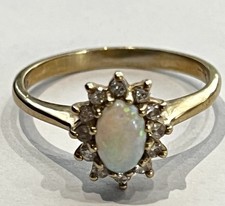 Opal diamond ring for sale  ROCHFORD