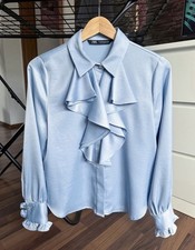 Zara bluse hellblau gebraucht kaufen  Lübeck