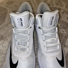 Zapato de baloncesto Nike Air Max para hombre talla 7,5 Infuriate Mid AA7066-100 blanco segunda mano  Embacar hacia Argentina