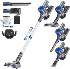 Aspirador de pó HOTAWELI sem fio 6 em 1 potente ventosa - Cinza/azul, usado comprar usado  Enviando para Brazil