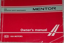 Kia mentor owners for sale  GLENROTHES