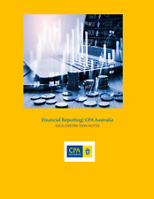 CPA Austrália | Relatórios Financeiros |Notas e Índice HD To the point Grade S1 2025, usado comprar usado  Enviando para Brazil