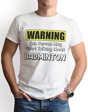 Badminton funny shirt for sale  ENFIELD