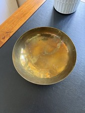 Antique brass bowl for sale  YARM
