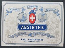 Ancienne étiquette absinthe d'occasion  Nantes-