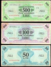 Allied military lire usato  Benevento
