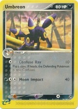 Cartão Umbreon - 24/100 - Pokemon Ex Sandstorm quase perfeito comprar usado  Enviando para Brazil