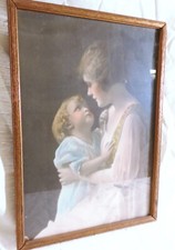 Vintage large framed for sale  Warwick