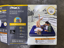 Colchão de ar alto queen solteiro Intex 10 polegadas CAIXA ABERTA AZUL, usado comprar usado  Enviando para Brazil