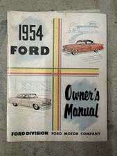 manual ford 1953 car owners for sale  Pittsboro