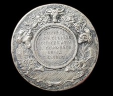Usado, Medalha, Sté Agriculture & Science de La Charente prata comprar usado  Enviando para Brazil