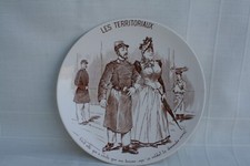 Assiette sarreguemines humoris d'occasion  Volvic