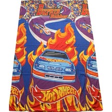 Capa de colcha vintage Hot Wheels 'Burnin' Rubber' cama de solteiro Doona oficial anos 2000 comprar usado  Enviando para Brazil
