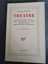 Nrf. eugène ionesco d'occasion  Avranches