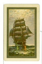 Cartão de baralho vintage único EUA Nome estreito "At Sea" AT-2-1 E comprar usado  Enviando para Brazil