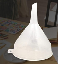 Clear plastic funnel for sale  DERBY