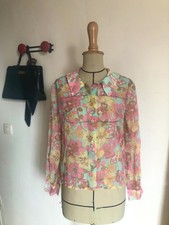 Chemise fleurs vintage d'occasion  Paris XX