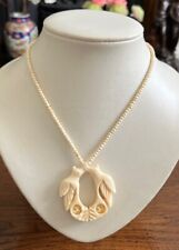 Vintage carved celluloid for sale  LEEK