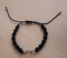 Makramee armband schwarz gebraucht kaufen  Ilsenburg (Harz)