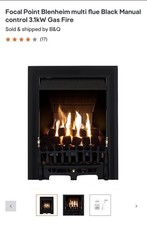Blenheim gas fire for sale  WREXHAM