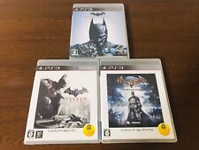 (Conjunto de 3) Sony Playstation 3 Batman: Arkham Asylum City Origins PS3 Japão comprar usado  Enviando para Brazil