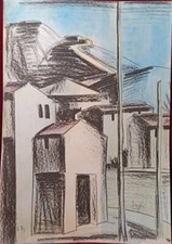 Marcello scuffi litografia usato  Fucecchio