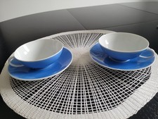 2teegedecke porzellan blau gebraucht kaufen  Deutschland