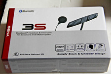 Kit completo capacete facial fone de ouvido Bluetooth e interfone SENA 3S 3S-W, usado comprar usado  Enviando para Brazil