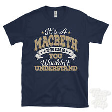 Macbeth name thing for sale  UK