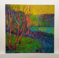 Quadro paesaggio astratto usato  Vodo Cadore