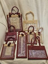 Jute gift bags for sale  MARKET HARBOROUGH