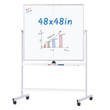 Rolling whiteboard 48x48 for sale  Brentwood