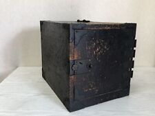 Y3455 TANSU Cômoda navio armazenamento porta escondida Edo Japão antigo vintage, usado comprar usado  Enviando para Brazil