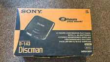 SONY DISCMAN D-143 CD DISC PLAYER RARO VINTAGE RETRÔ comprar usado  Enviando para Brazil