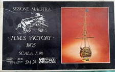 Modelismo Corel Sezione Maestra escala 1:98 HMS Victory 1805 modelo navio recortado comprar usado  Enviando para Brazil
