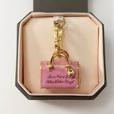 Bolsa rosa Juicy Couture com berloque Yorkie comprar usado  Enviando para Brazil