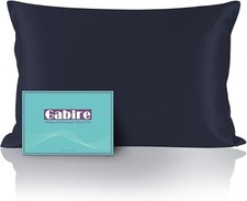 Silk pillowcases navy for sale  Shipping to Ireland