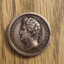 Medaille cuivre louis d'occasion  Chambourg-sur-Indre