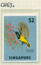 Singapore 1962 nectarinia d'occasion  Saint-Jean-de-Boiseau