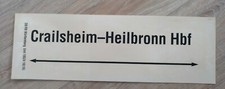 Zuglaufschild regionalbahn rb gebraucht kaufen  Reutlingen