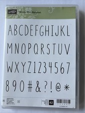 Stampin alphabet stamp for sale  TRURO
