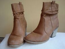 Bottine talon marron d'occasion  Villeneuve-Loubet