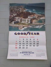 Antico calendario goodyear usato  Castorano