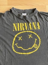 Nirvana smiley shirt for sale  LONDON