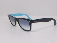 Ray-Ban Wayfarer RB 2140 1001/3F 47 Black Light Blue w/Blue Gradient lens RayBan comprar usado Ray-Ban Wayfarer RB 2140 1001/3F 47 Black Light Blue w/Blue Gradient lens RayBan comprar usado  Enviando para Brazil