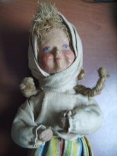 Ancienne poupée tissu d'occasion  Lalinde