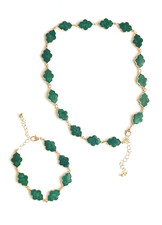 Elegant leaf necklace for sale  ISLEWORTH