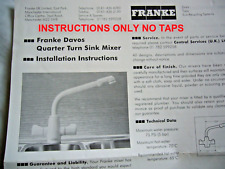 Installation instructions vint for sale  WORTHING