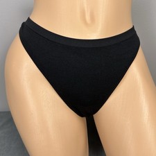 Calcinha Tanga Vintage Victoria’s Secret Cintura Baixa Tamanho Médio Tactel Nylon Preta comprar usado  Enviando para Brazil