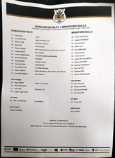 Doncaster bradford bulls for sale  BRADFORD